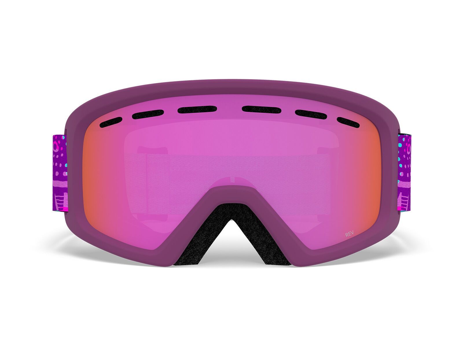 Giro Rev, psych blossom/Lens: amber pink - Bild 2