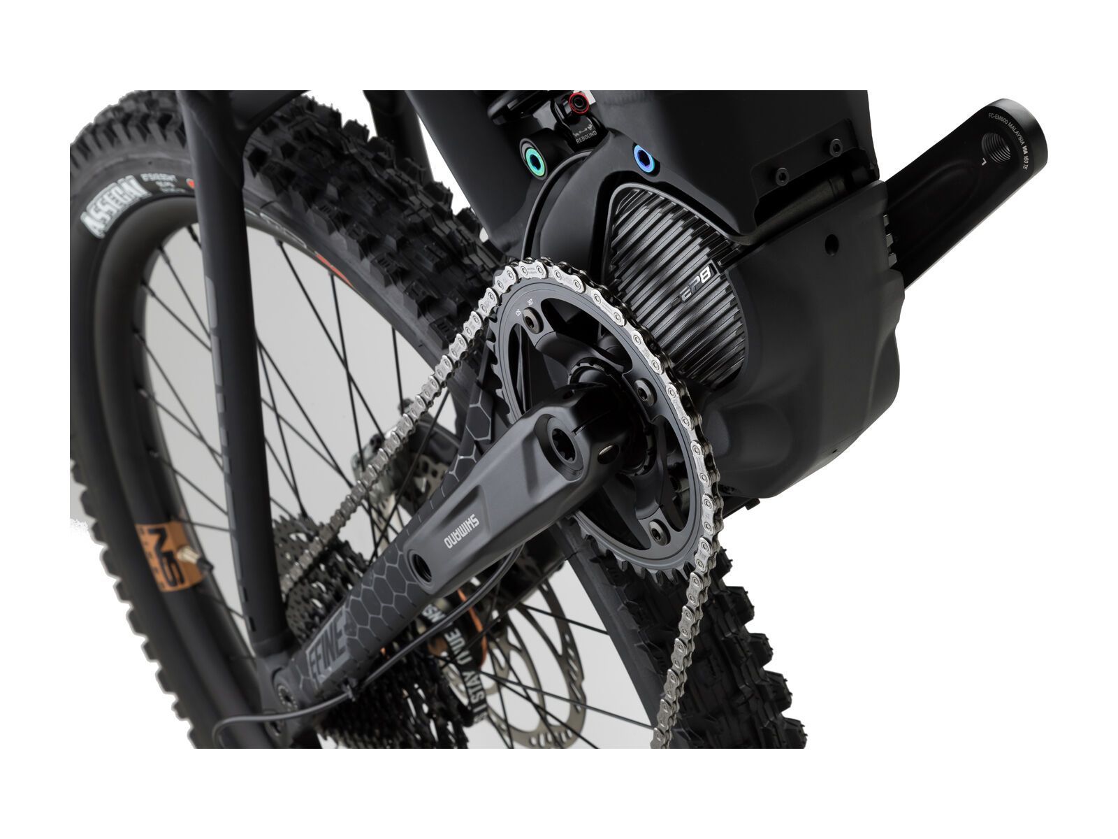 NS Bikes E-Fine 1 - Shimano Deore Bremsen, black/green - Bild 4