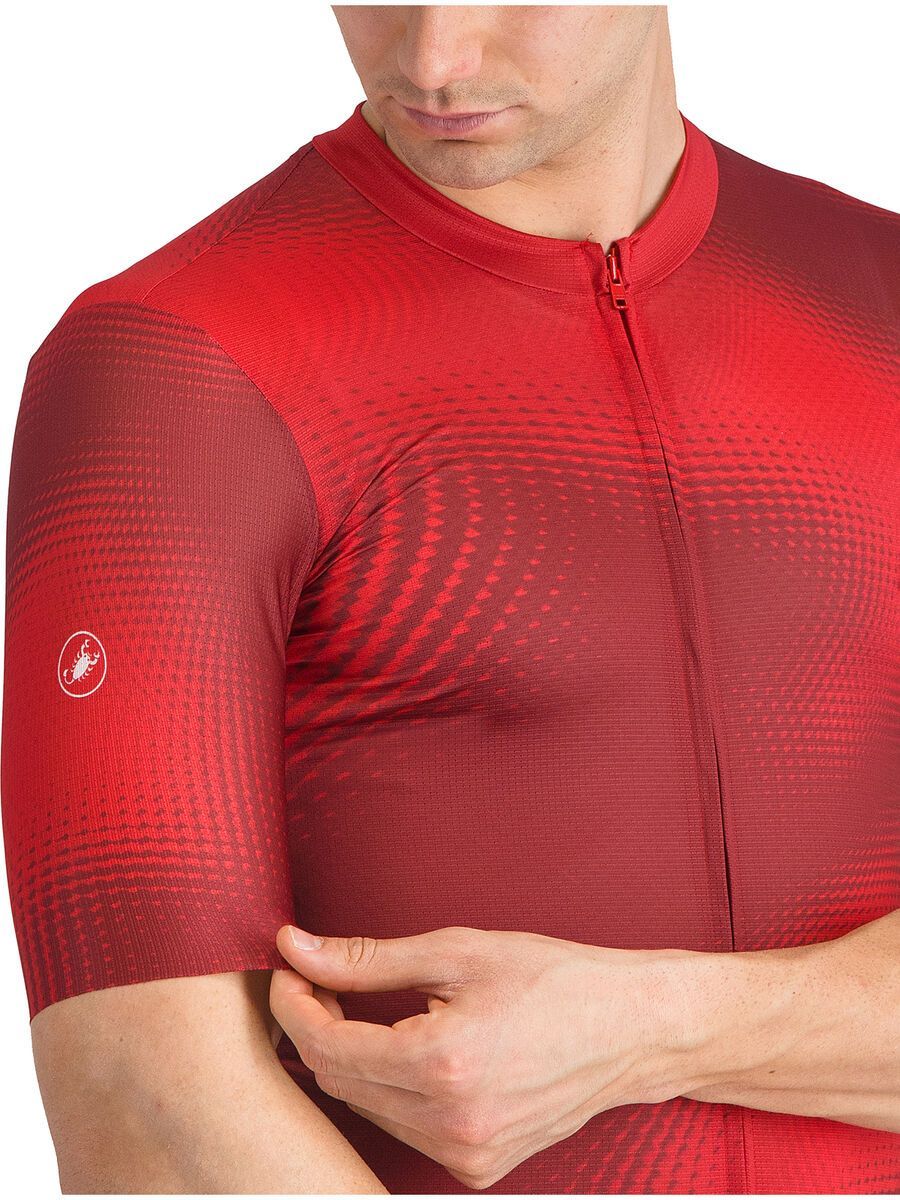 Castelli Vortice Jersey, red/rich red - Bild 5