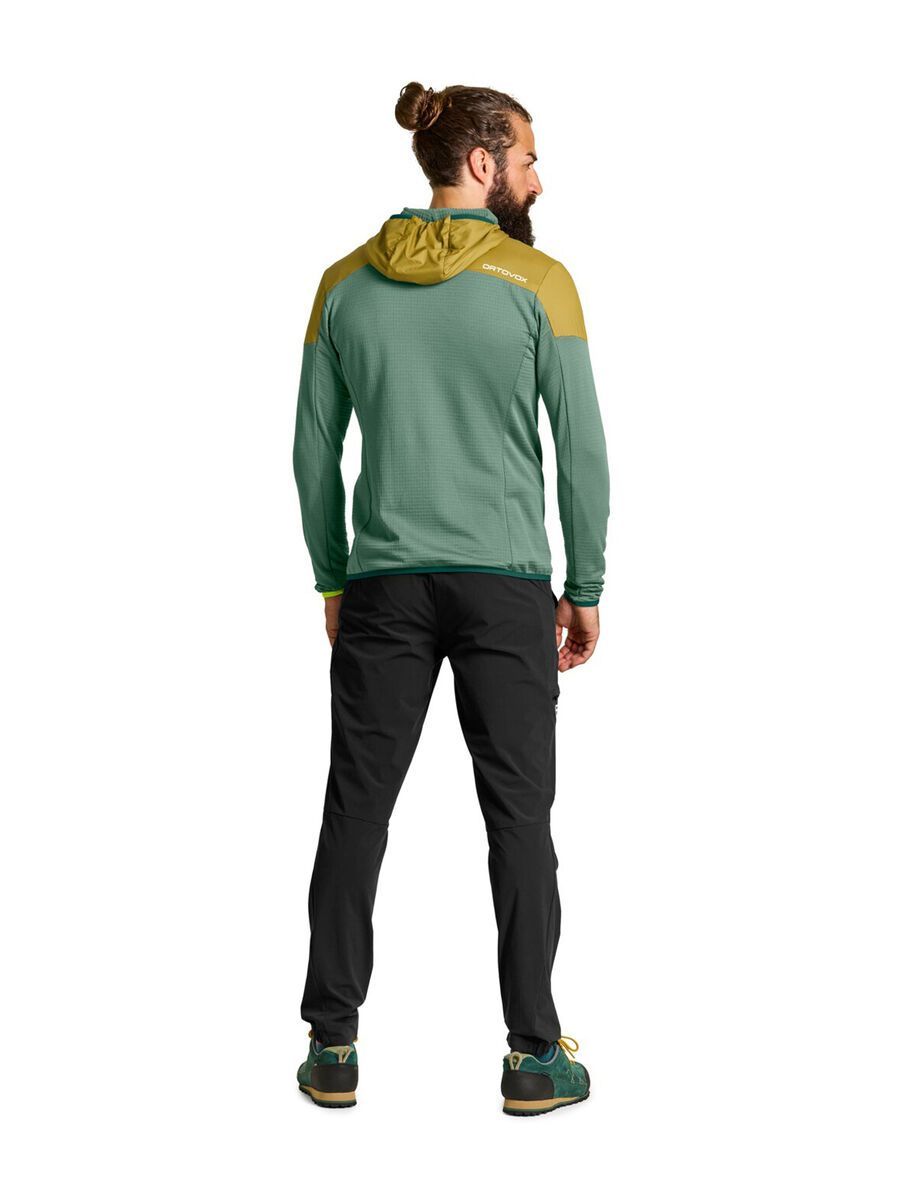 Ortovox Merino Fleece Light Grid Ladiz Hybrid Jacket M, arctic grey - Bild 3