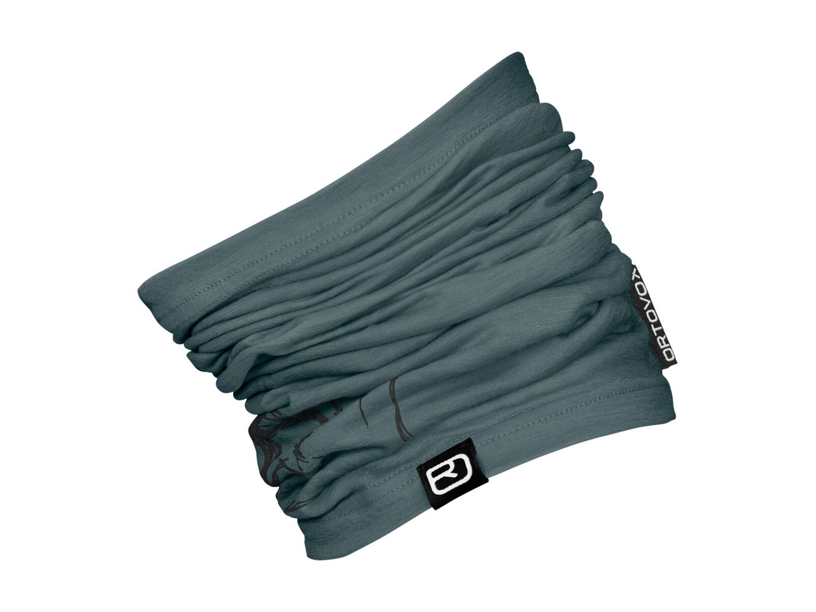 Ortovox 120 Merino Tec Logo Neckwarmer, dark arctic grey - Bild 1