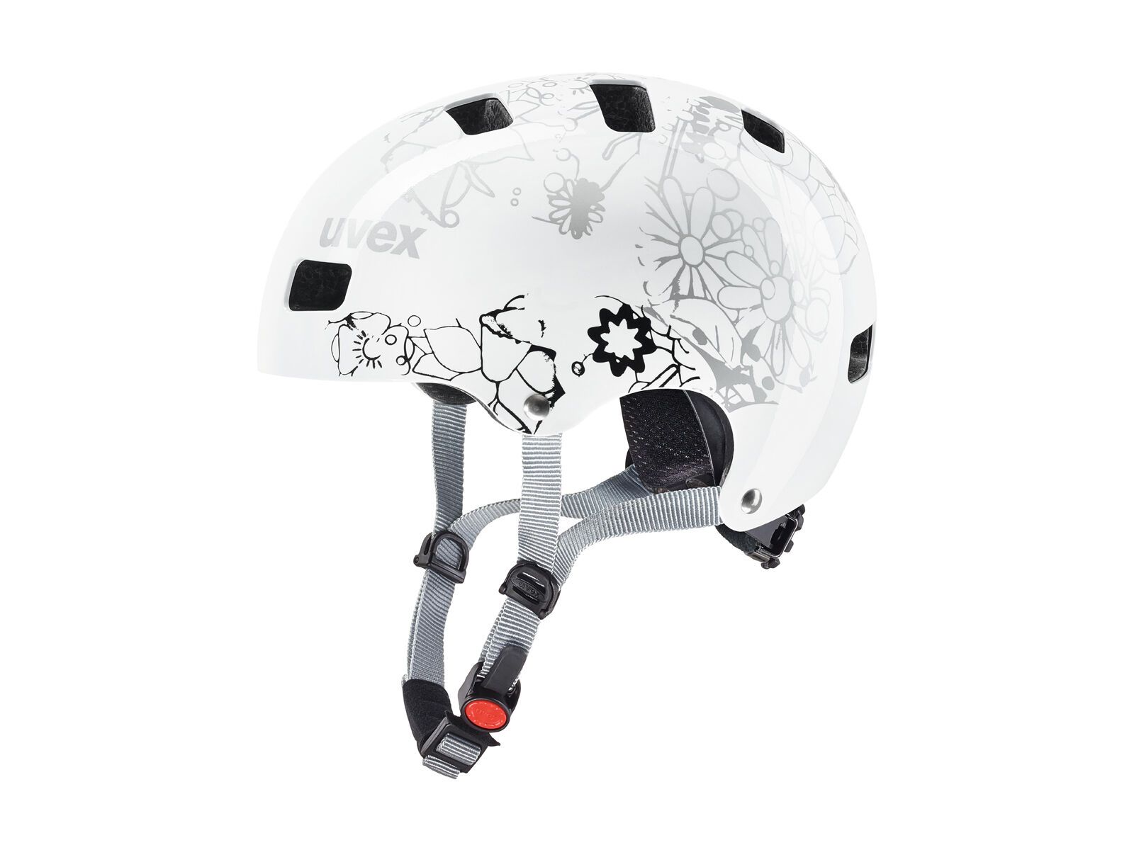 uvex kid 3, white flower - Bild 1