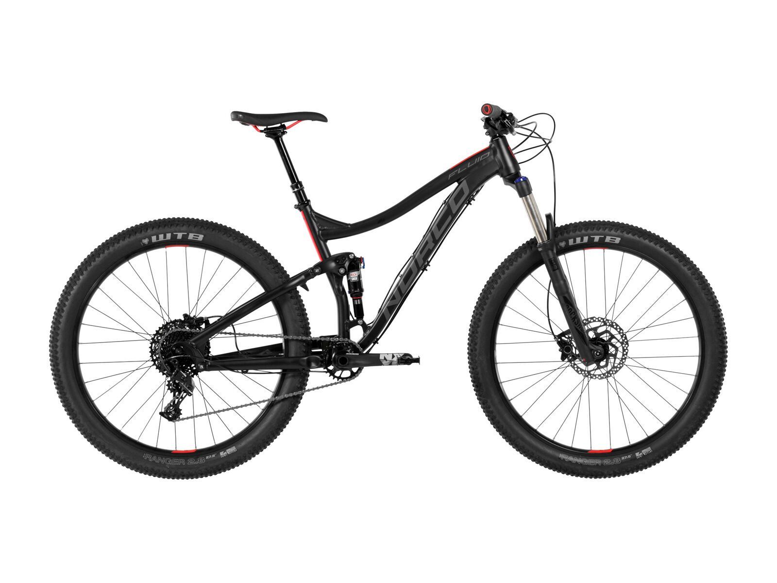 Norco Fluid FS+ 7.1, black/red - Bild 1