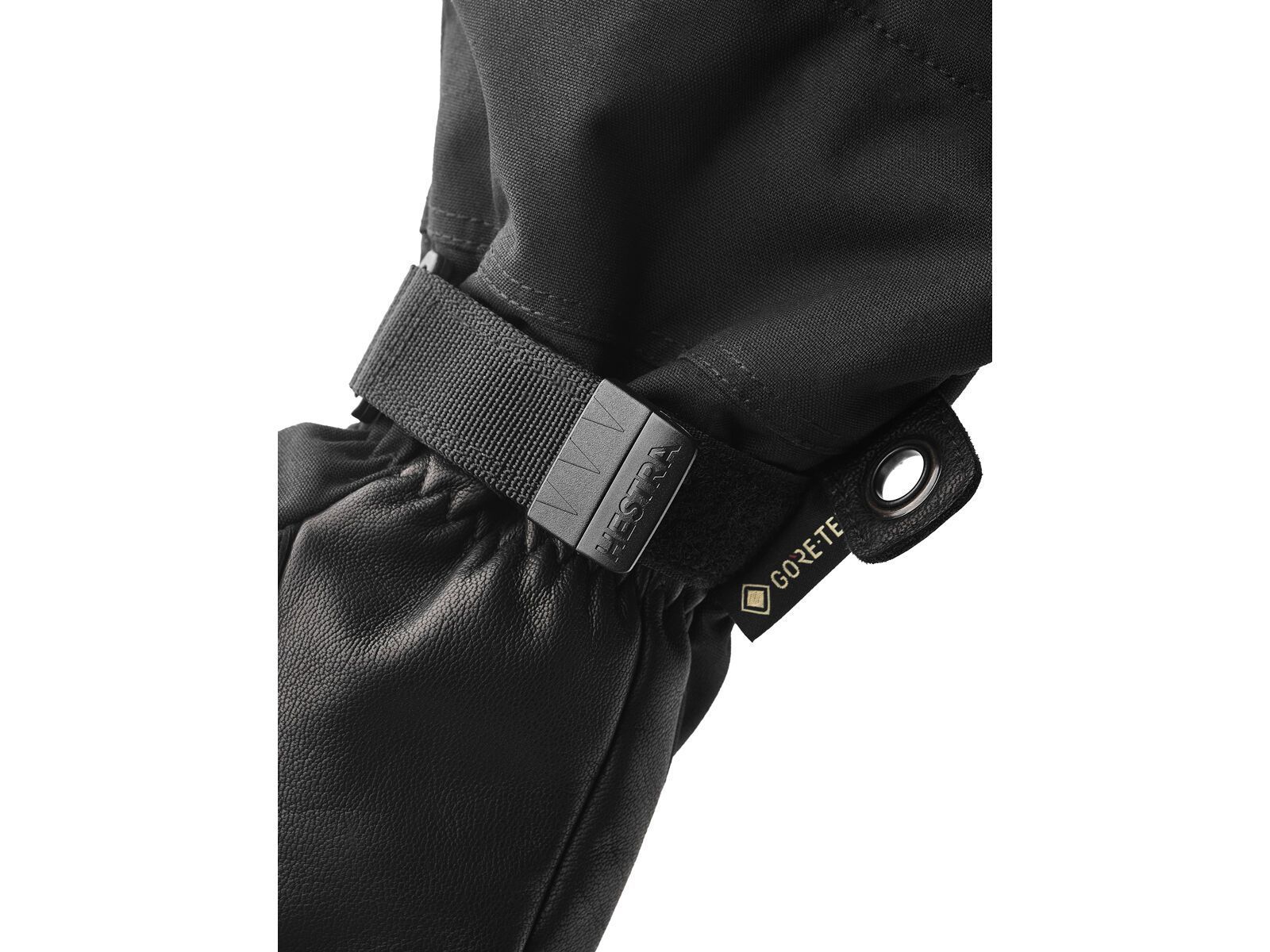 Hestra Army Leather Gore-Tex 3 Finger, black/black - Bild 6
