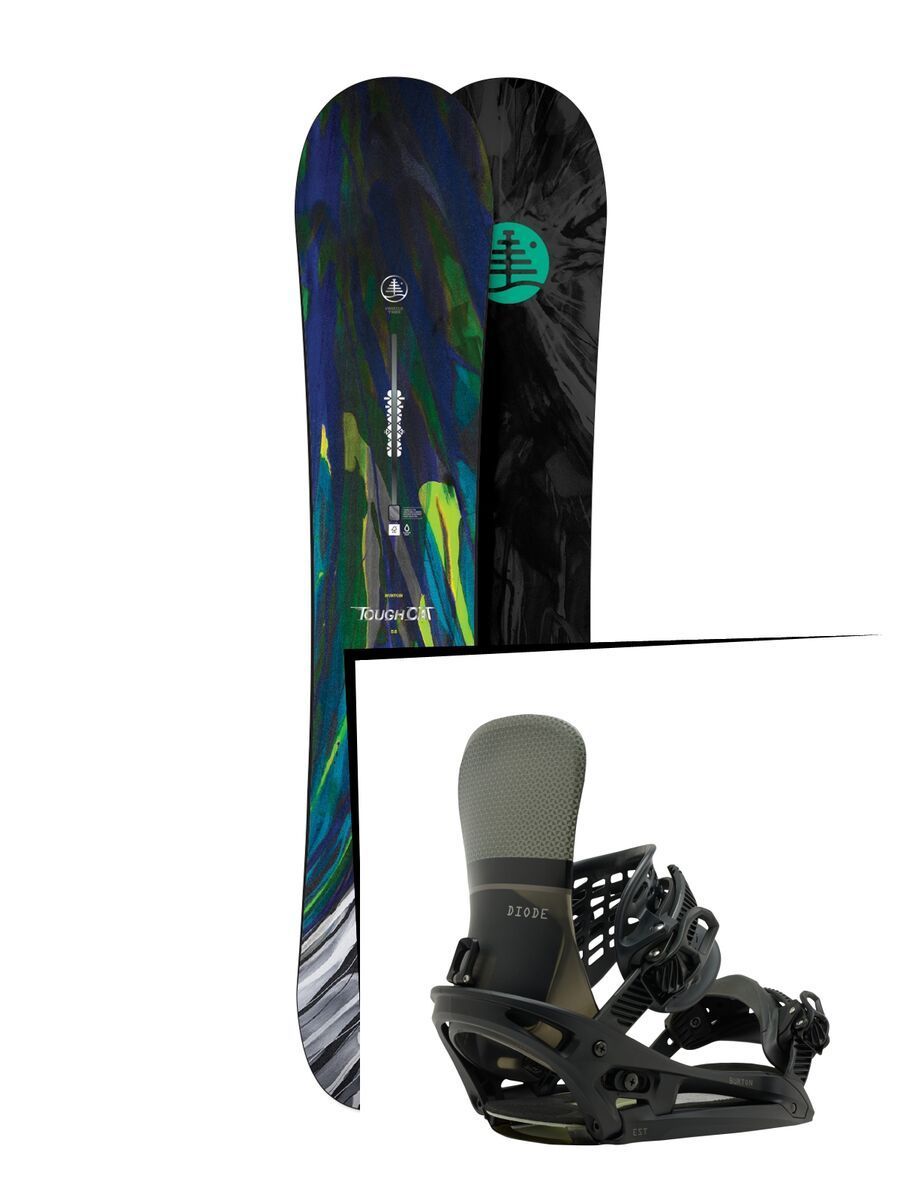 Burton Set: Tough Cat 2016 + Burton Diode EST - Bild 1