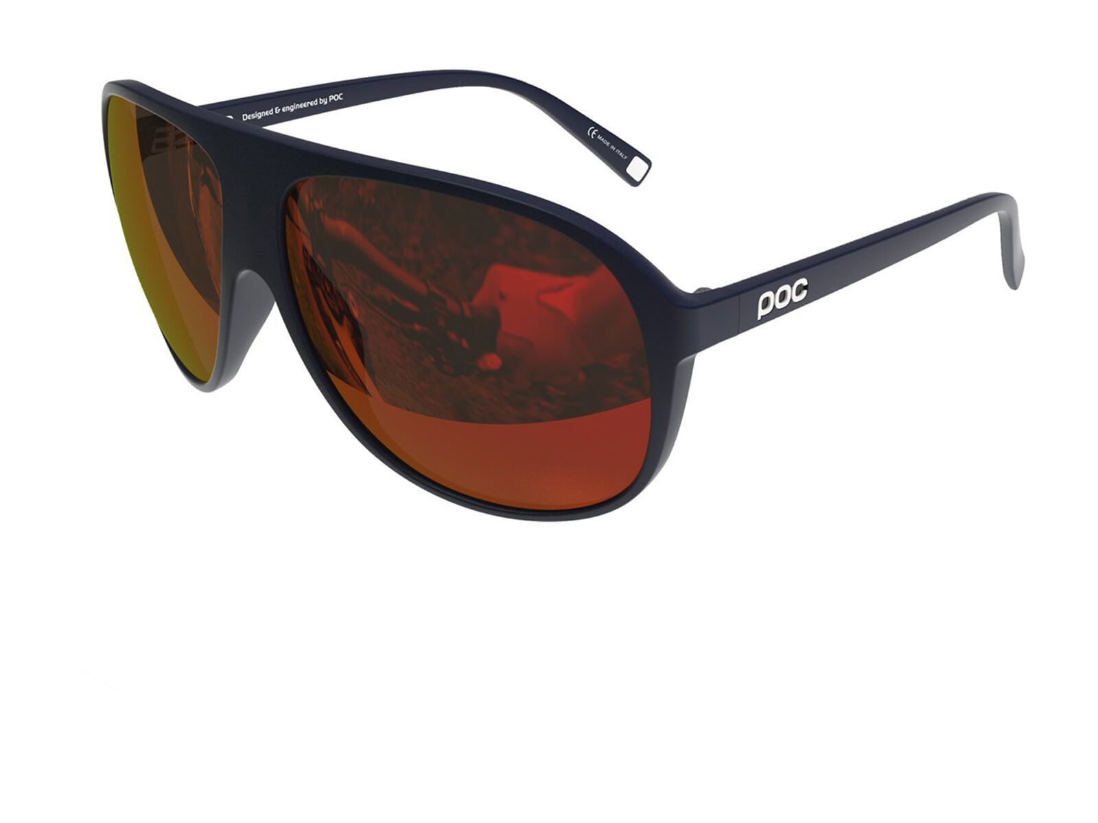 POC DID, navy black/Lens: brown red mirror - Bild 1