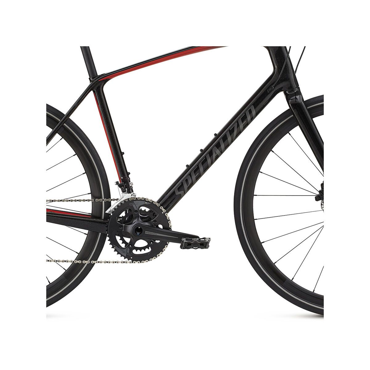 Specialized Sirrus Pro Carbon, cosmic black tint/rocket red/black reflective - Bild 5