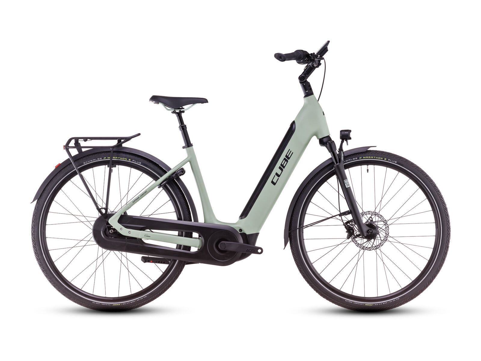 Cube Supreme Hybrid Comfort SLX 625 Easy Entry, aloegreen´n´black - Bild 1