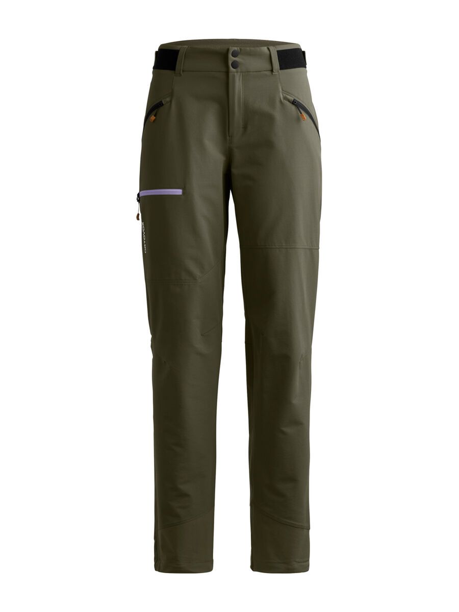 Ortovox Merino Shield Tec Seceda Softshell Pants W, dark wild herbs - Bild 1