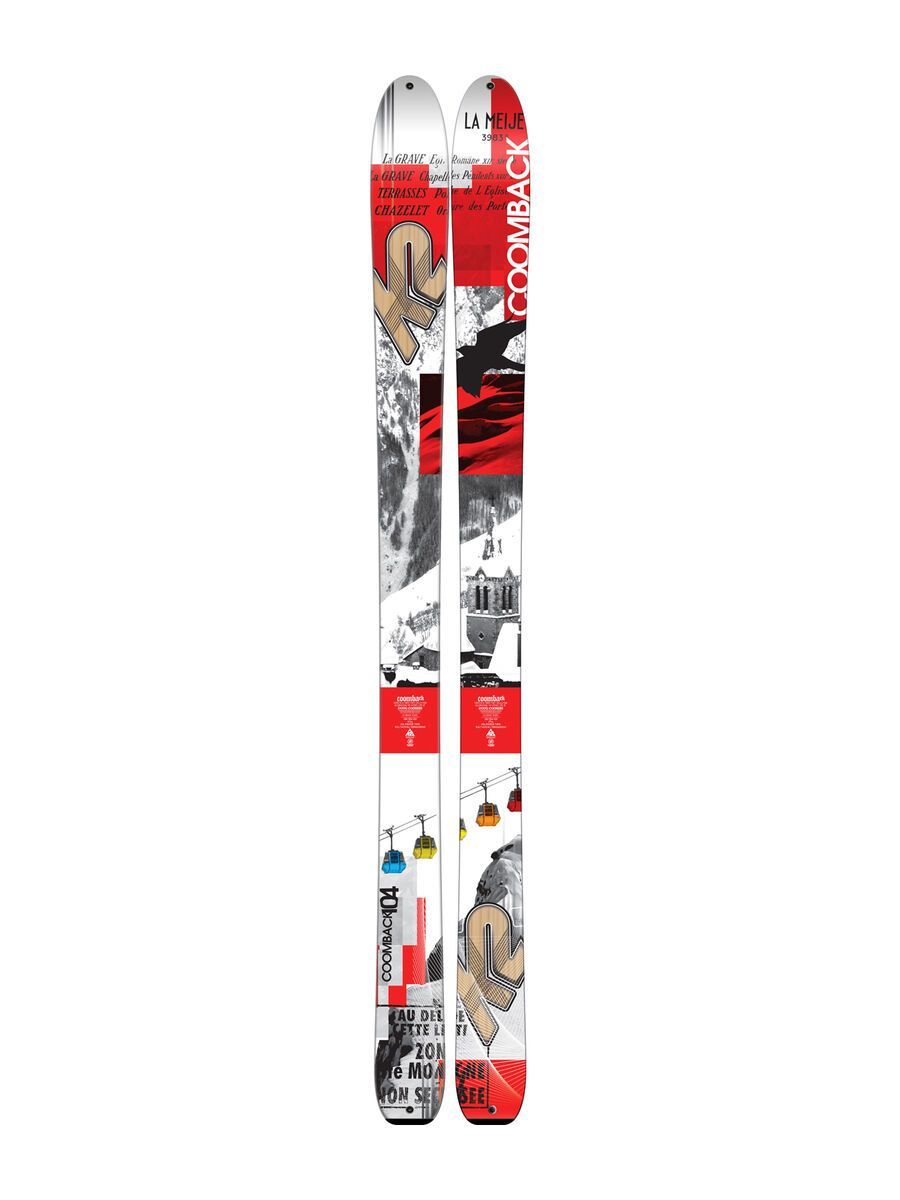 K2 SKI Set: Coomback 104 2016 + Marker Schizo 14 - Bild 2