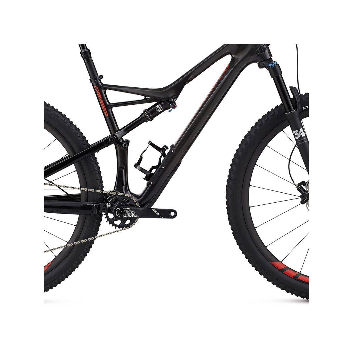 Specialized Camber Expert Carbon 29, gloss carbon/red flake tint carbon/rocket red - Bild 5