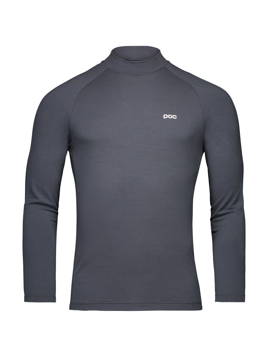 POC M's Layer Merino Mock Neck Jersey, sylvanite grey - Bild 1
