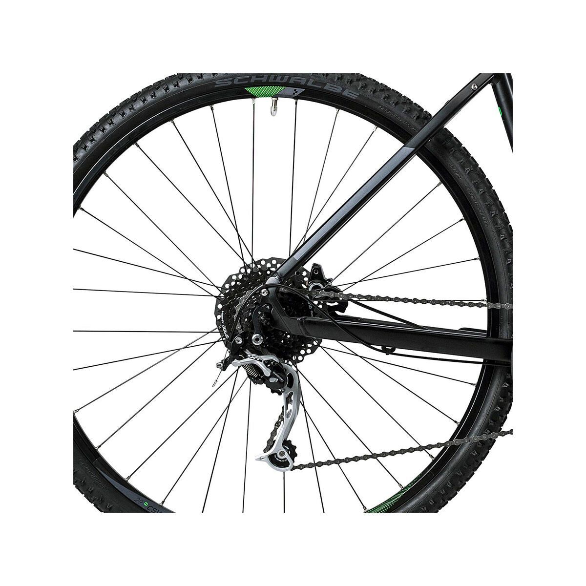 Cube Nature Trapeze, black flashgreen grey - Bild 4