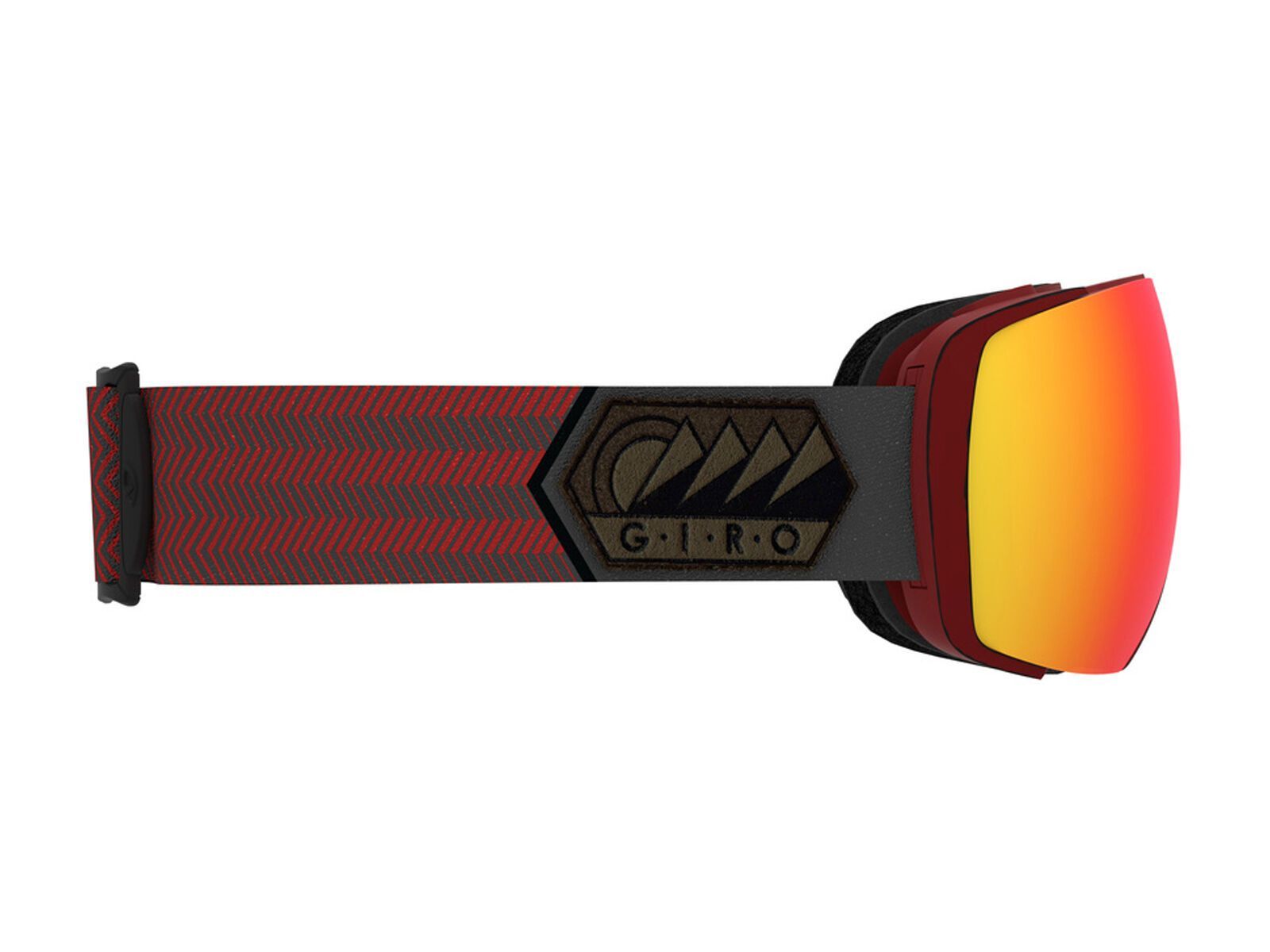 Giro Contact inkl. WS, dark red siera/Lens: vivid ember - Bild 4