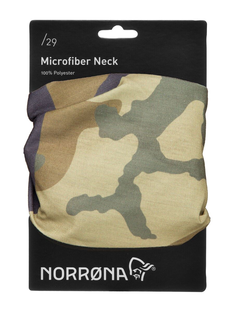 Norrona /29 Microfiber Neck, green camo - Bild 1