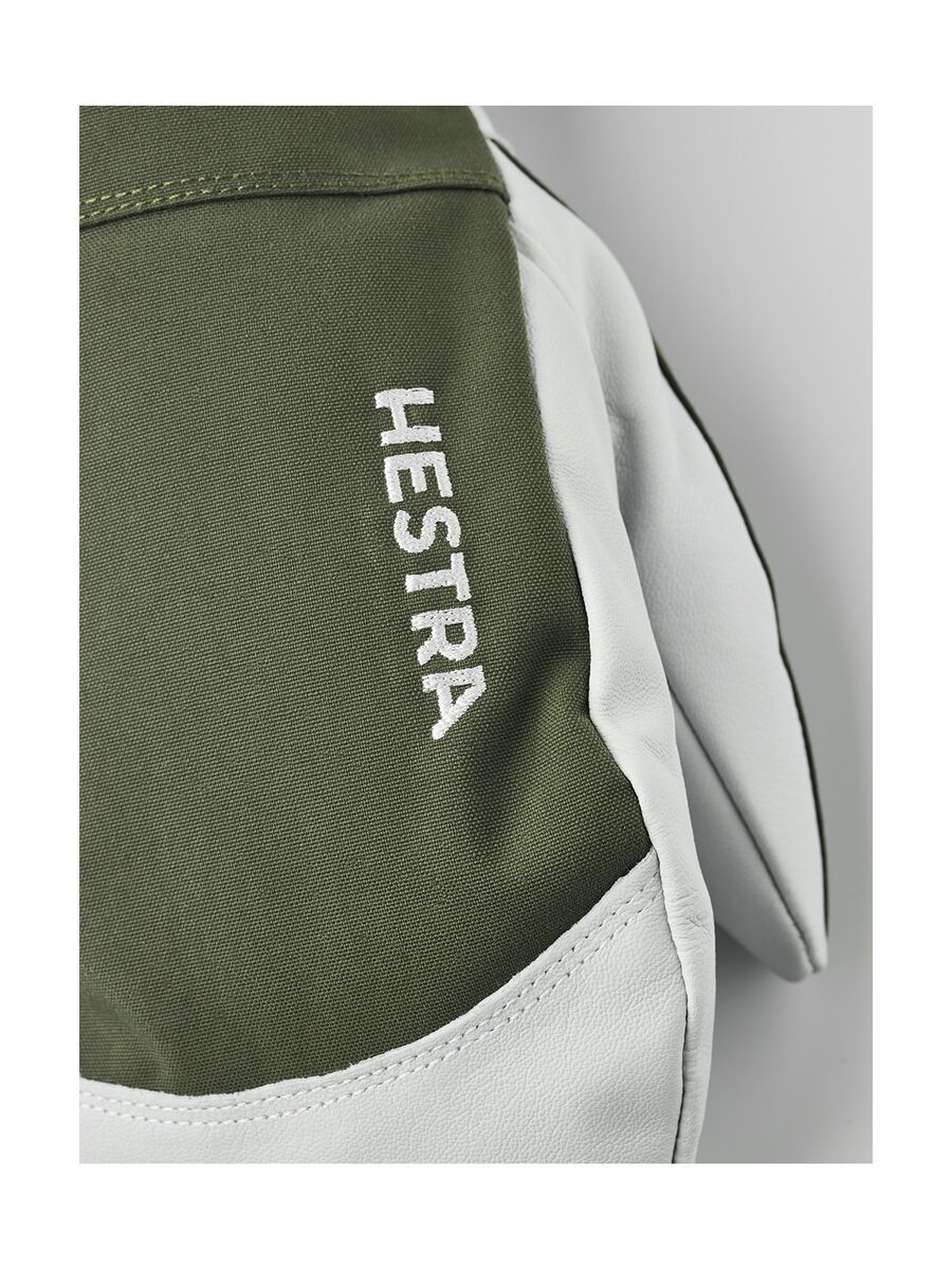 Hestra Army Leather Heli Ski Mitt, olive - Bild 3