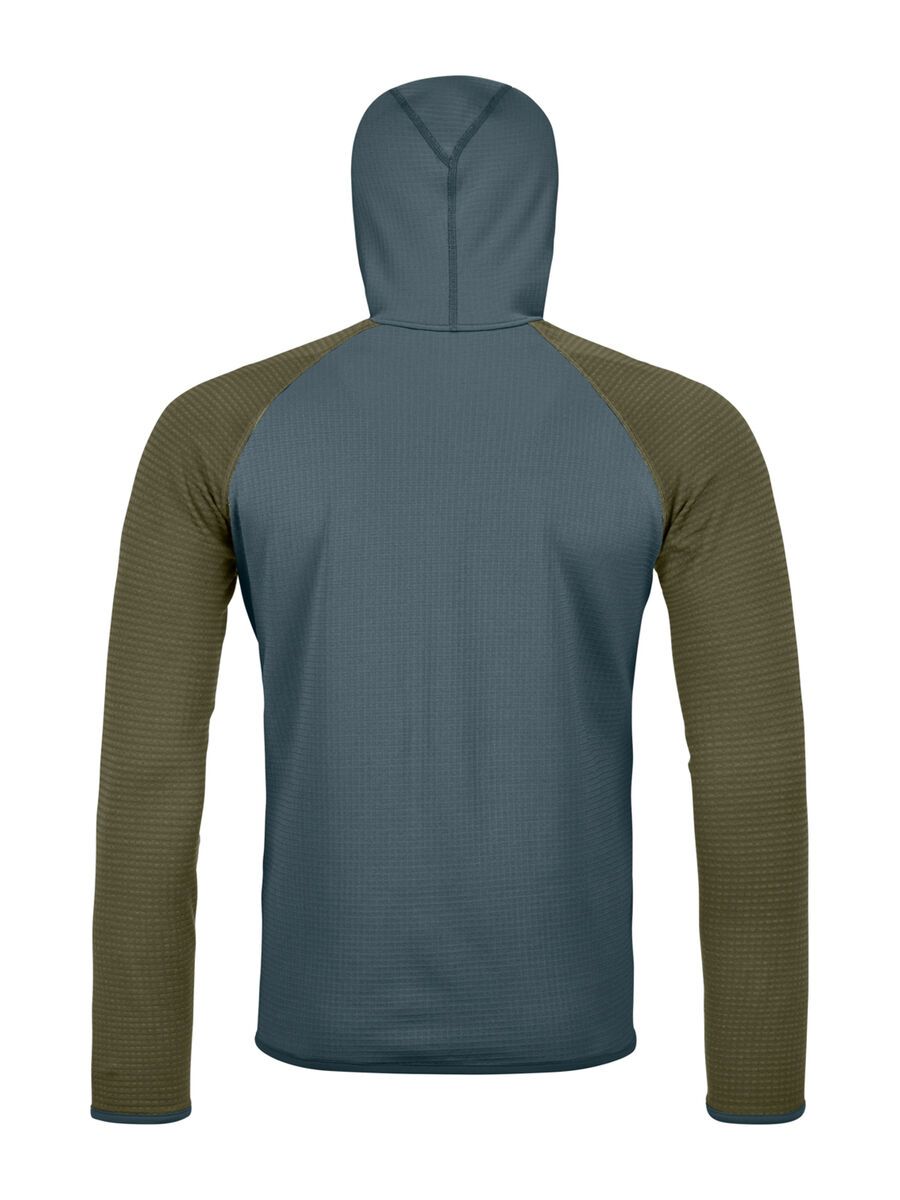 Ortovox Merino Fleece Grid Plus Classic Knit Hoody M, dark arctic grey - Bild 2