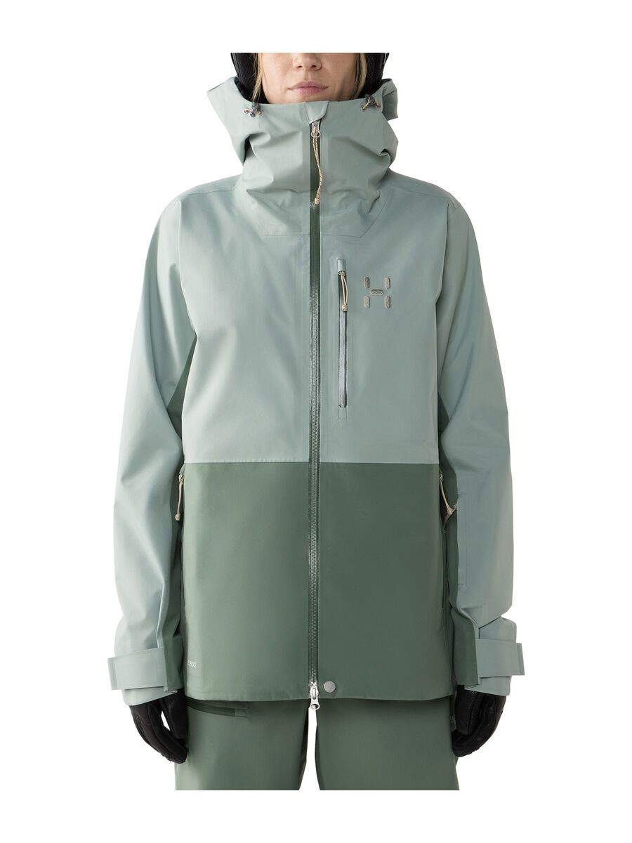 Haglöfs Alper Proof Jacket Women, dew green/chlorophyll green - Bild 5