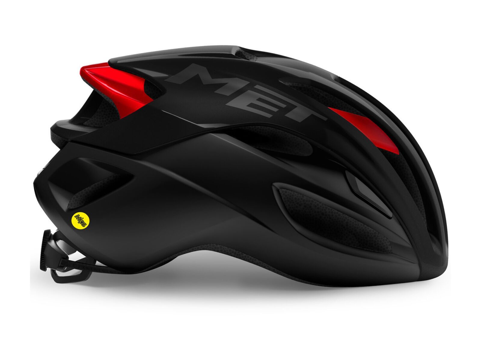 MET Rivale MIPS, black red metallic/matt glossy - Bild 2