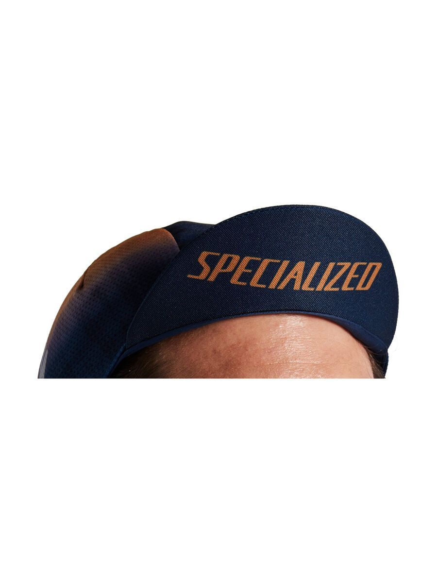 Specialized Lightweight Cycling Cap - Printed Logo, navy/tobacco - Bild 5