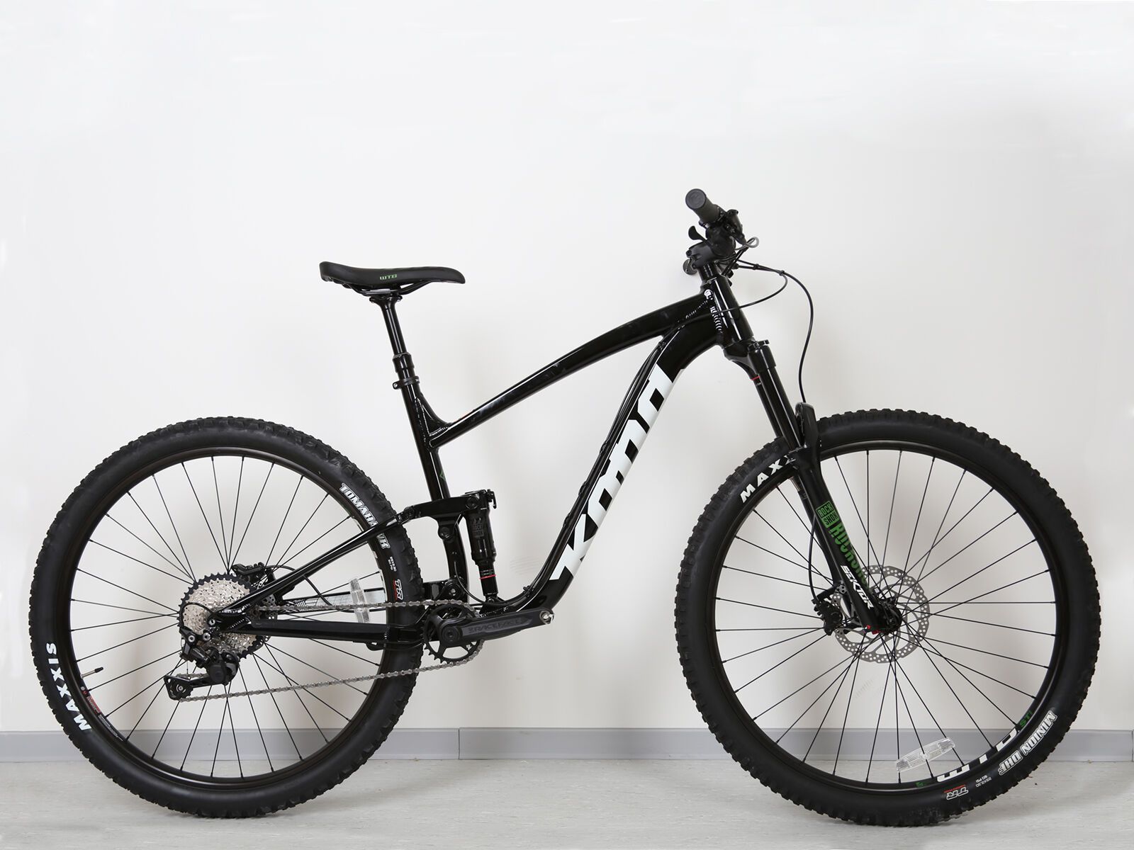 2. Wahl Kona Satori 2019 black w white olive Mountainbike GroBe L 47 cm