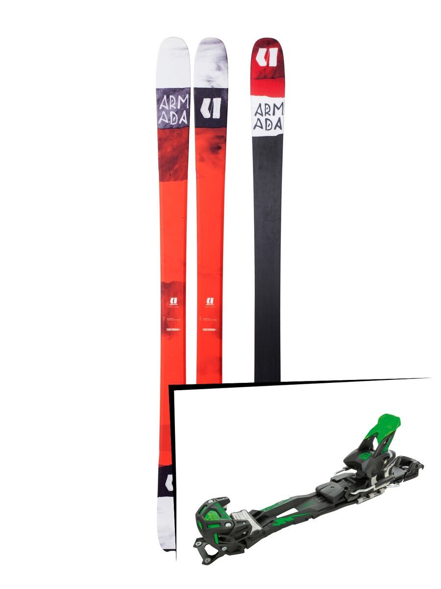 Set: Armada Tracer 88 2018 + Tyrolia Adrenalin 16 solid black flash green - Bild 1