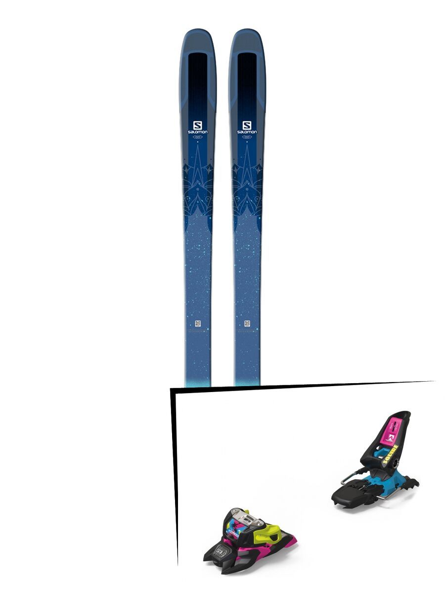 Set: Salomon QST Lux 92 2018 + Marker Squire 11 ID black/pink/blue - Bild 1