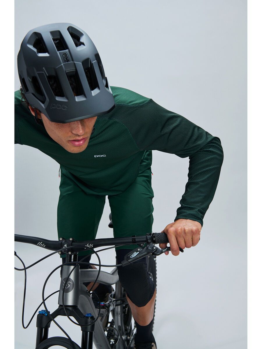 POC M's Motion Air L/S Jersey, pargasite green - Bild 8