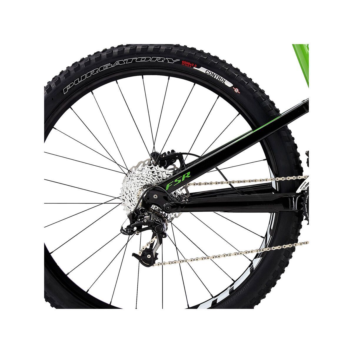 Specialized Stumpjumper FSR Comp 650b, gloss moto green/black clean - Bild 4