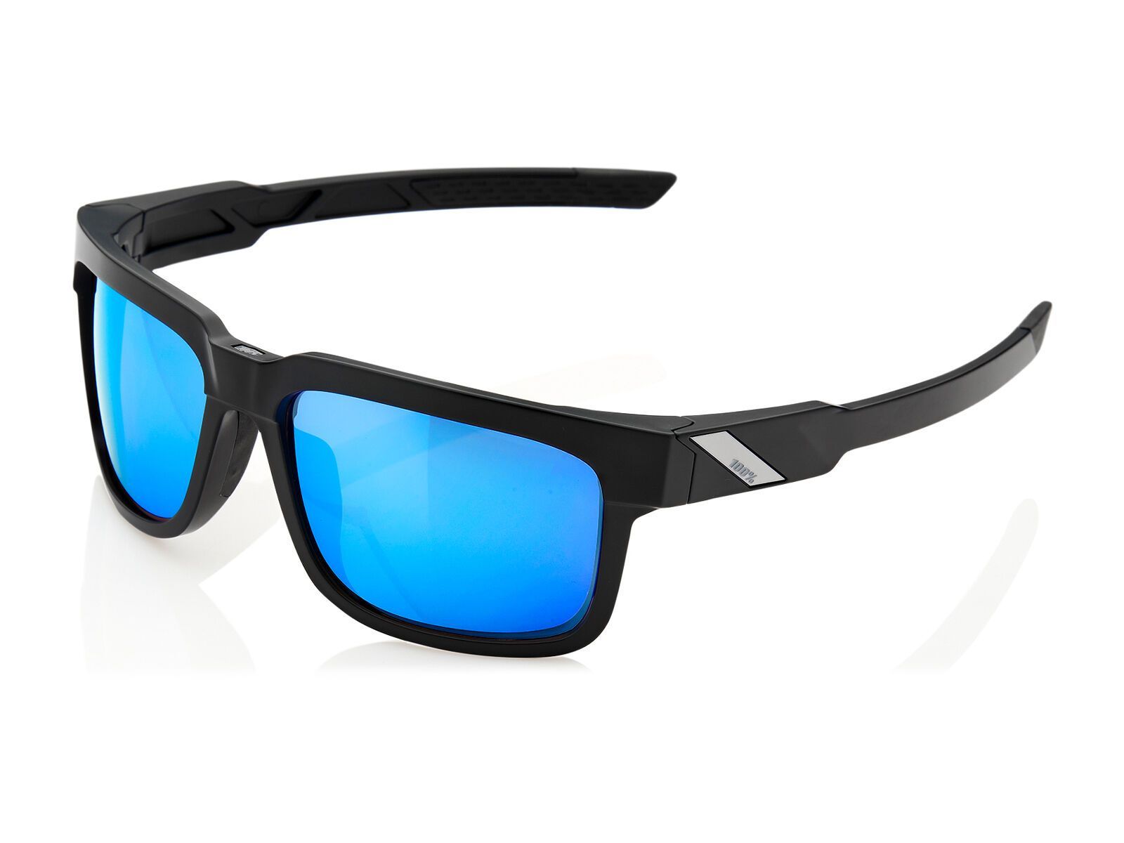 100% Type S, matte black/Lens: hiper blue multilayer mirror - Bild 1