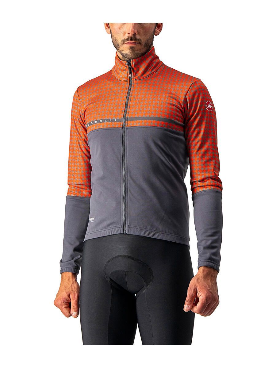 Castelli Finestre Jacket, dark gray/fiery red - Bild 1