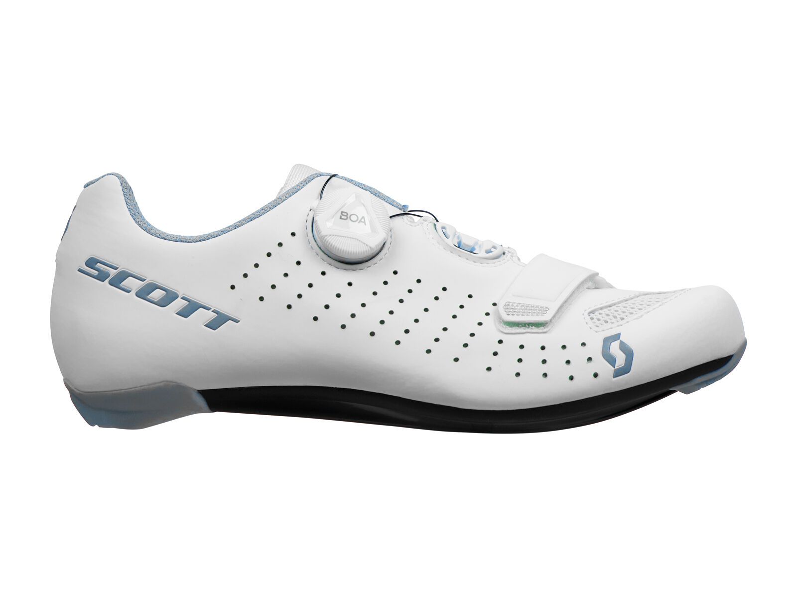 Scott Road Comp BOA W's Shoe, matt white/light blue - Bild 3