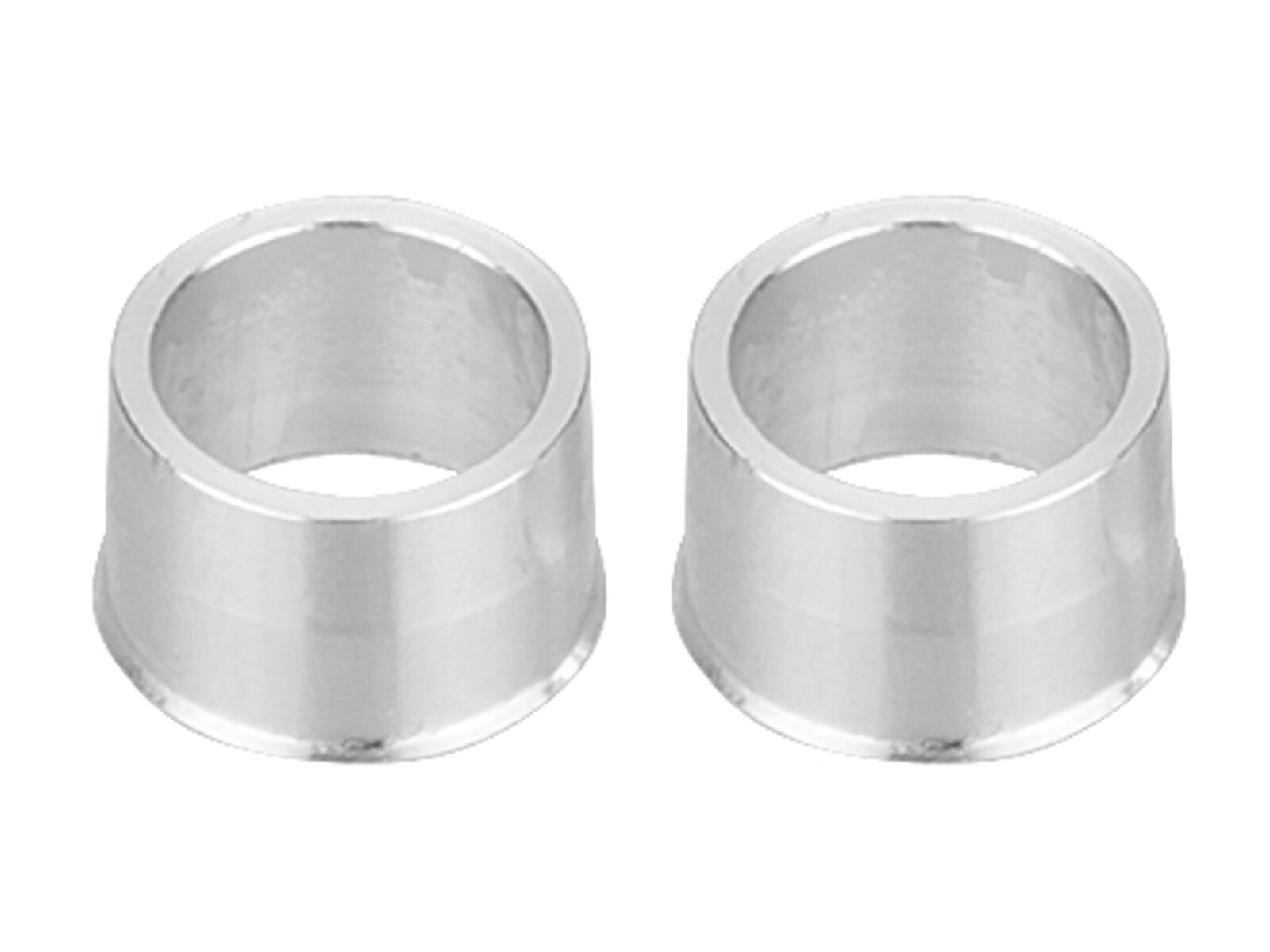 Newmen Road Endcap Reducer Set Front - 15x100 auf 12x100 mm, silver - Bild 1