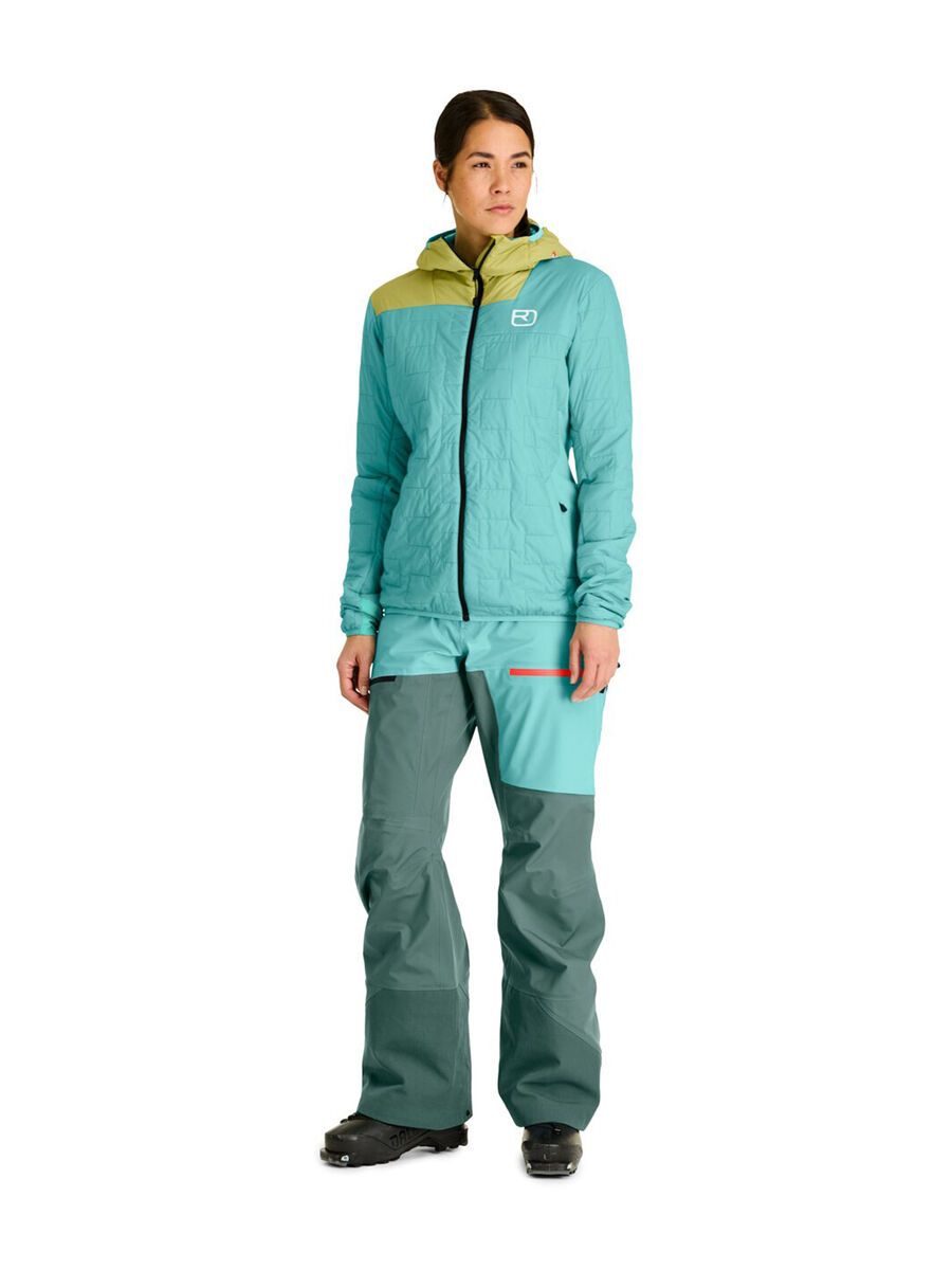 Ortovox Swisswool Piz Badus Jacket W, ice waterfall - Bild 4