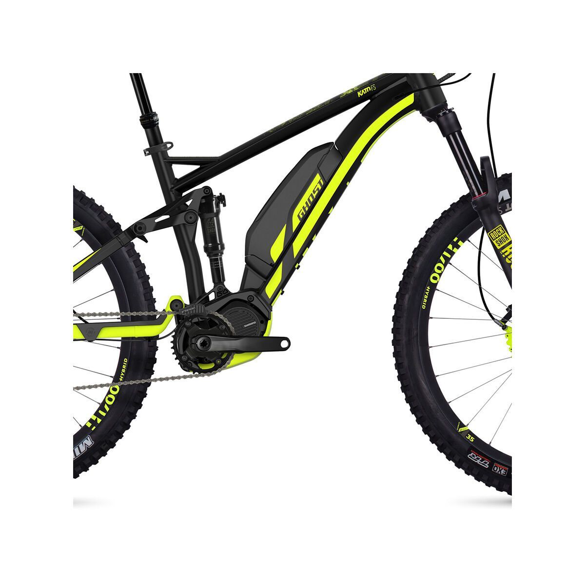 Ghost Hybride Kato FS S8.7+ AL, night black/neon yellow - Bild 3