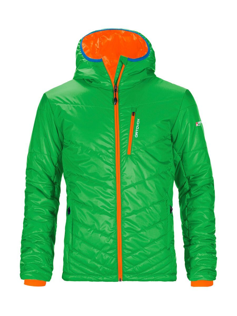 Ortovox Swisswool Jacket Piz Bianco, absolute green - Bild 1