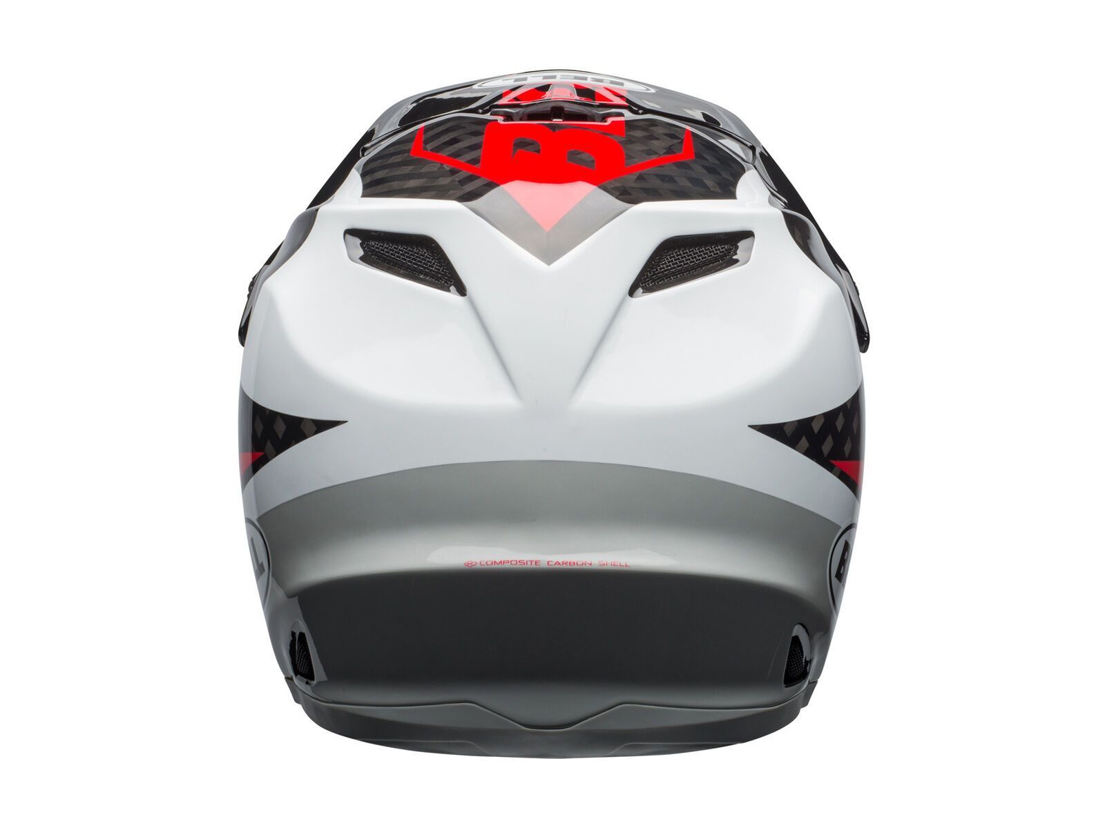 Bell Full-9, gloss white/black/hibiscus rio - Bild 5