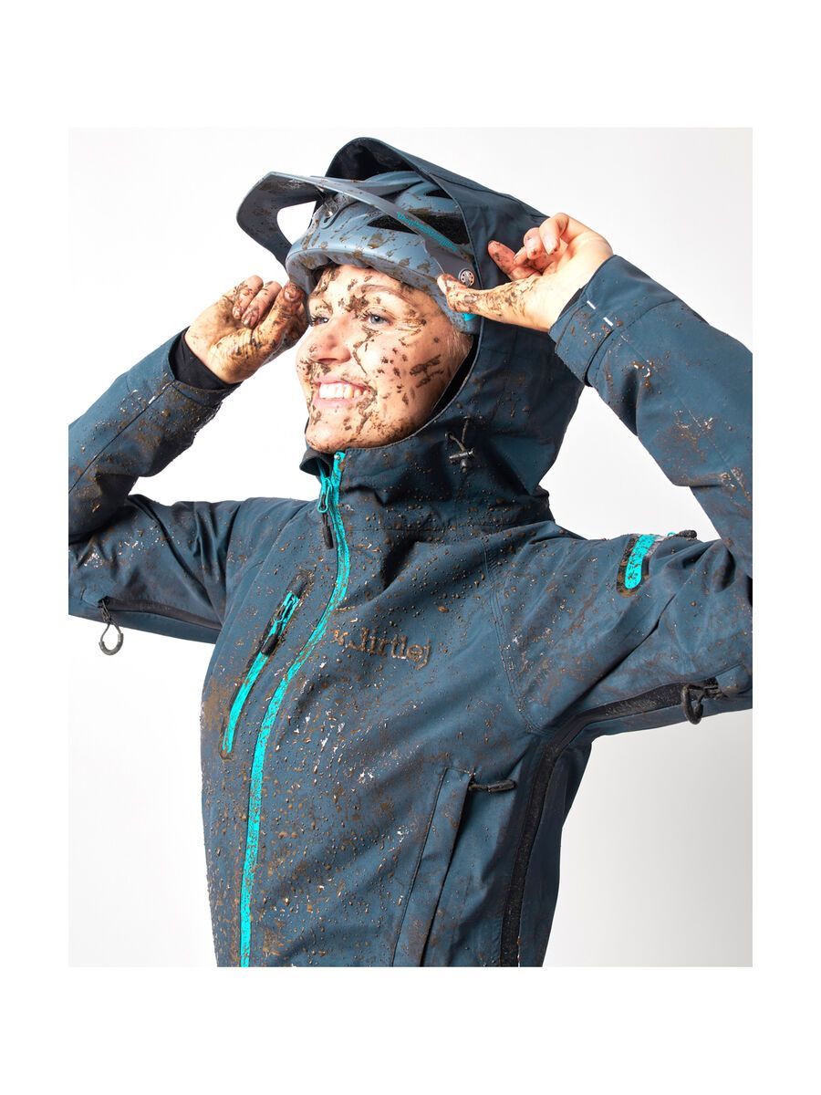 dirtlej DirtSuit Core Edition Ladies Cut, steel blue/turquoise - Bild 12