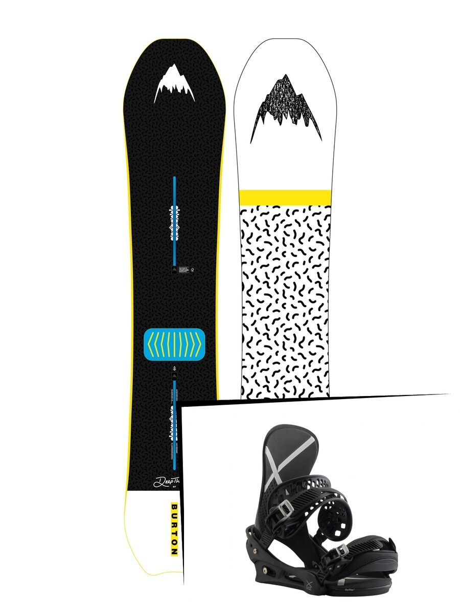 Set: Burton Deep Thinker 2019 +  X-Base (1931142S) - Bild 1