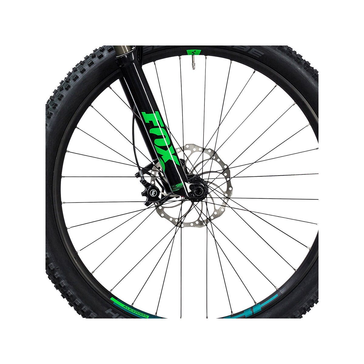 Cube Stereo Hybrid 140 HPA Pro 400 27.5, flashgreen´n´bermudablue - Bild 2