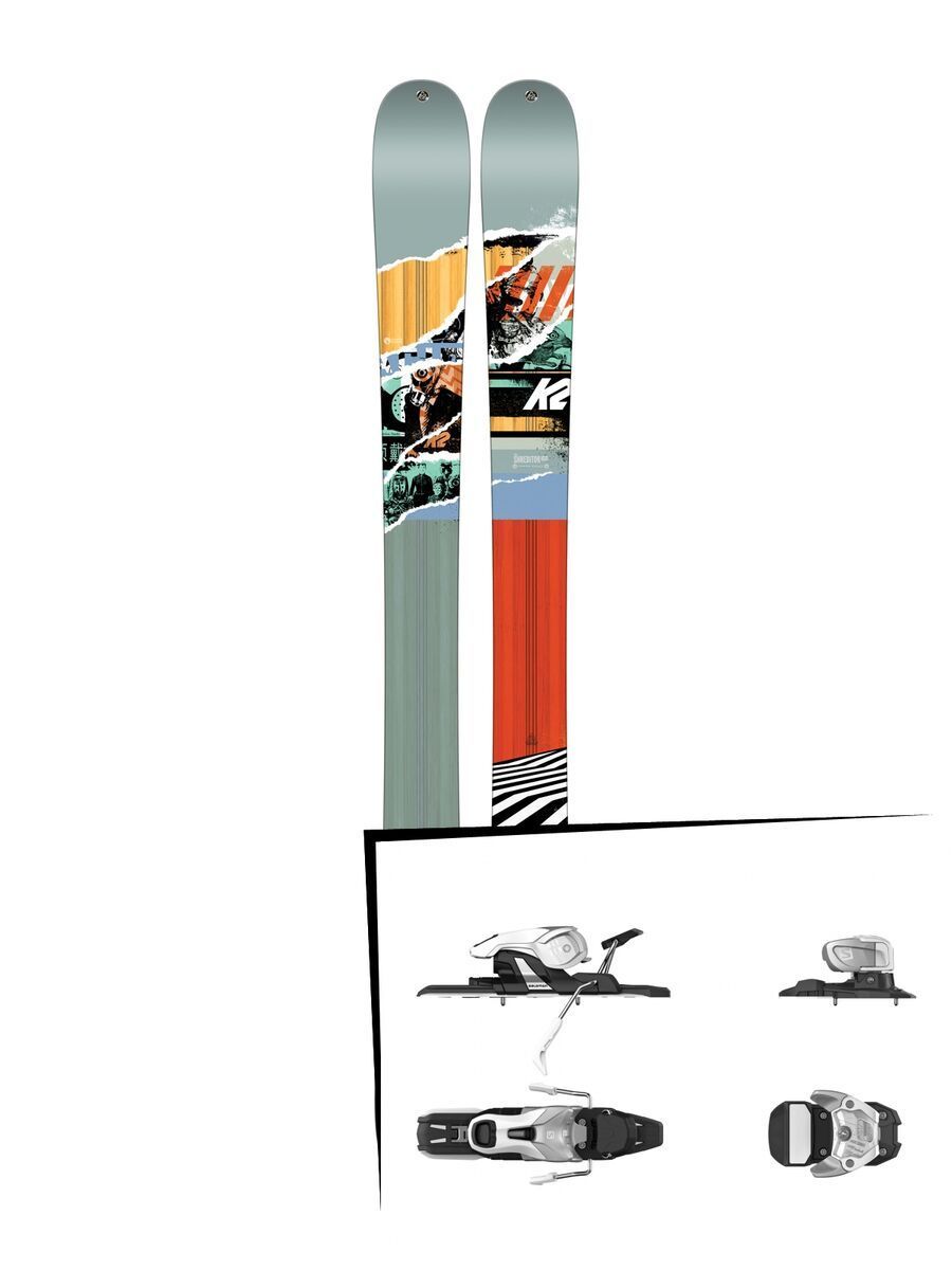 Set: K2 SKI Shreditor 100 JR 2017 + Salomon Warden 11 (1706220) - Bild 1