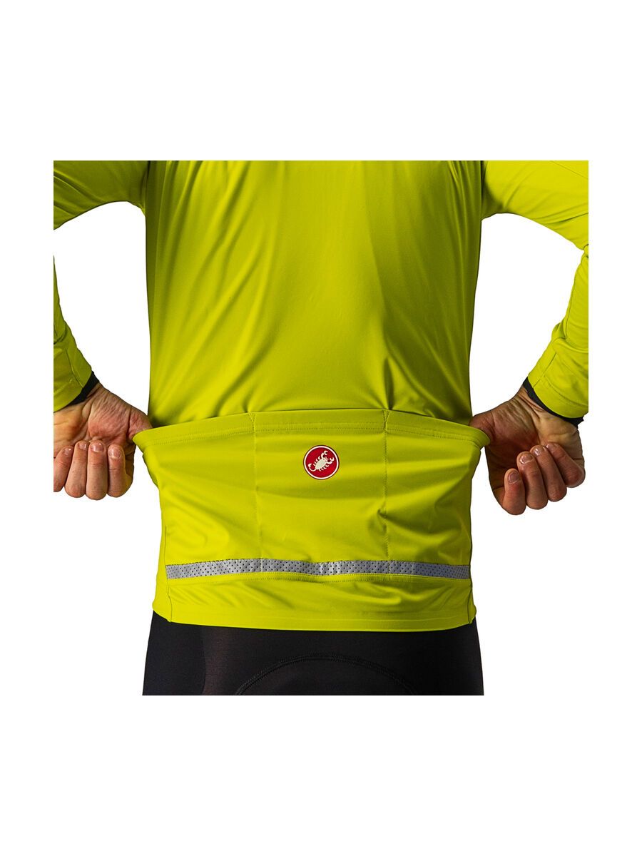 Castelli Go Jacket, chartreuse/dark gray - Bild 3