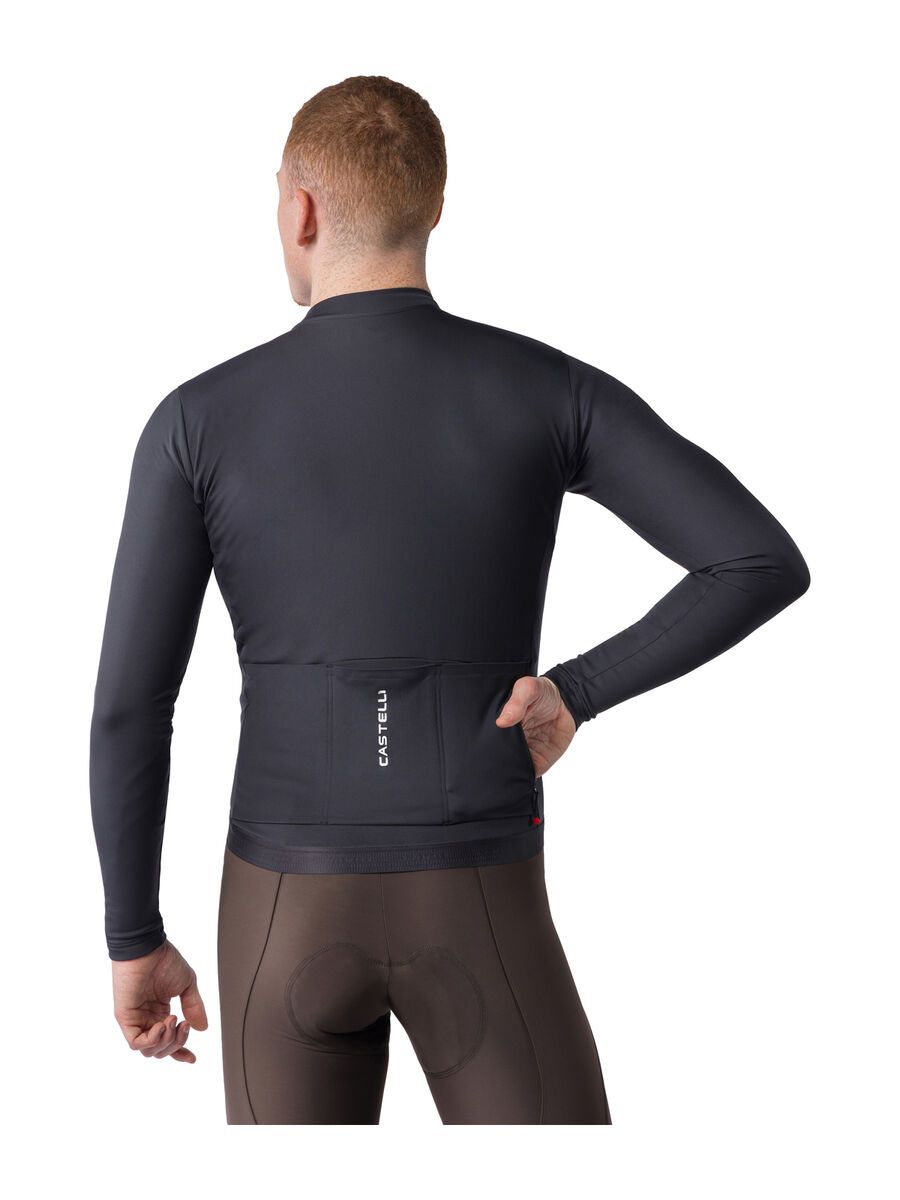 Castelli Espresso Thermal 2 Jersey, black/white - Bild 3