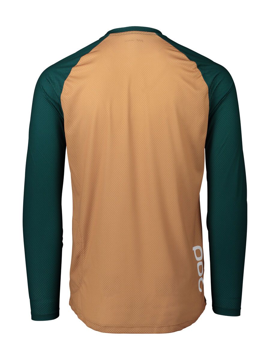 POC MTB Pure LS Jersey, moldanite green/aragonite brown - Bild 2