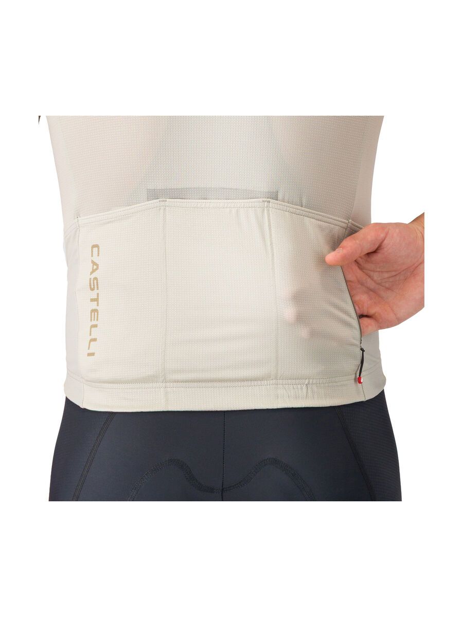 Castelli Unlimited Endurance 3 Jersey, silver moon/elmwood/mango moji - Bild 5