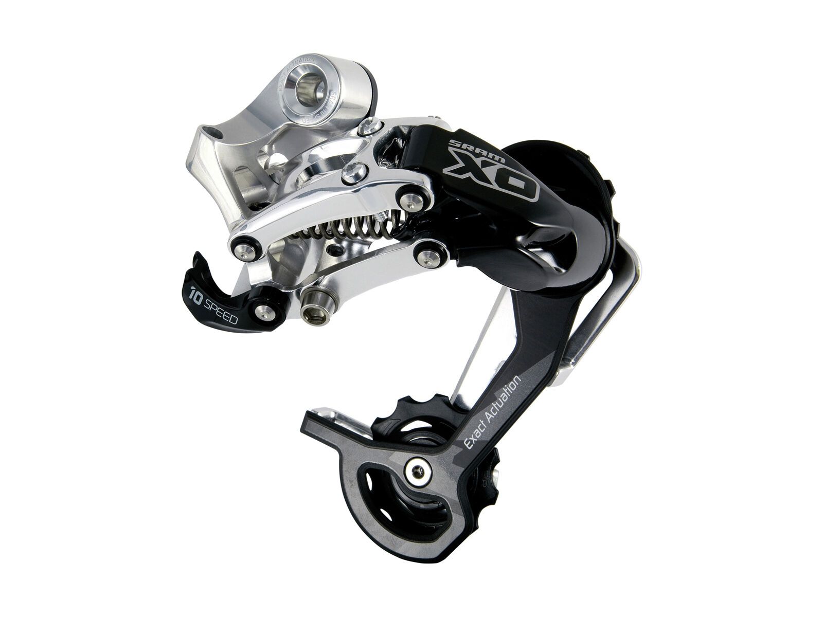 SRAM X0 Schaltwerk - 10-fach, lang, silber - Bild 1