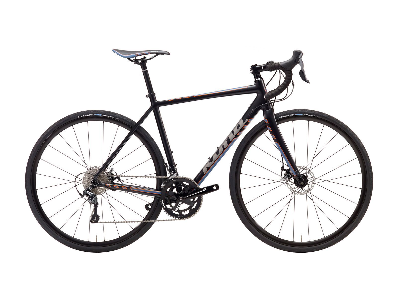 Kona Esatto Disc, matt black/silver/blue/orange - Bild 1