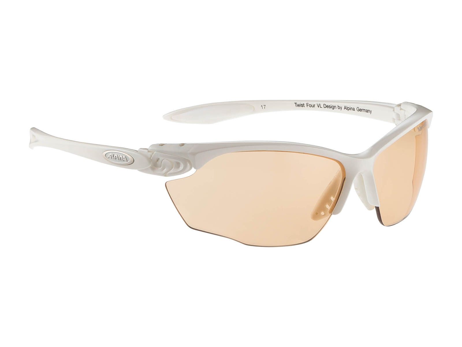 Alpina Twist Four VL+, white/Lens: varioflex+ orange - Bild 1