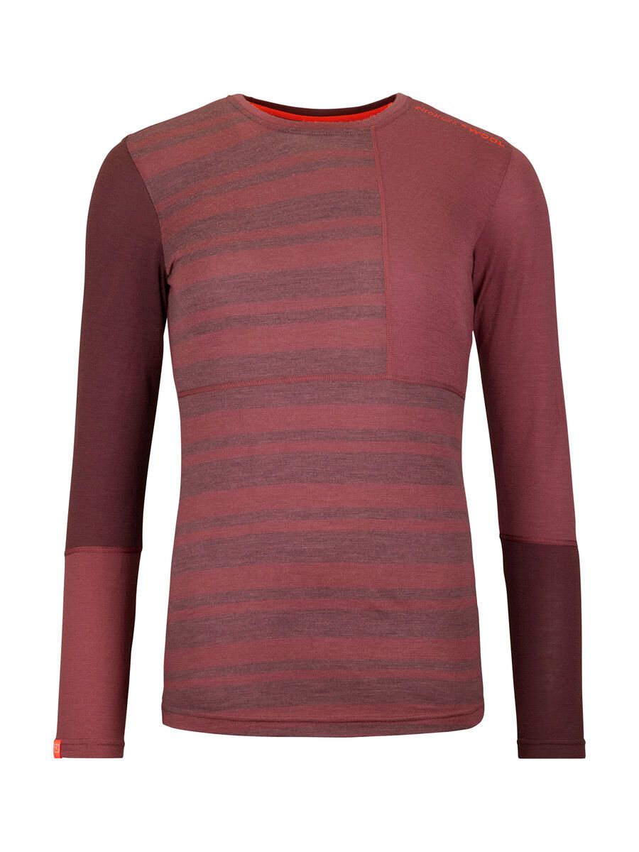 Ortovox 185 Rock'n'wool Long Sleeve W, mountain rose - Bild 1