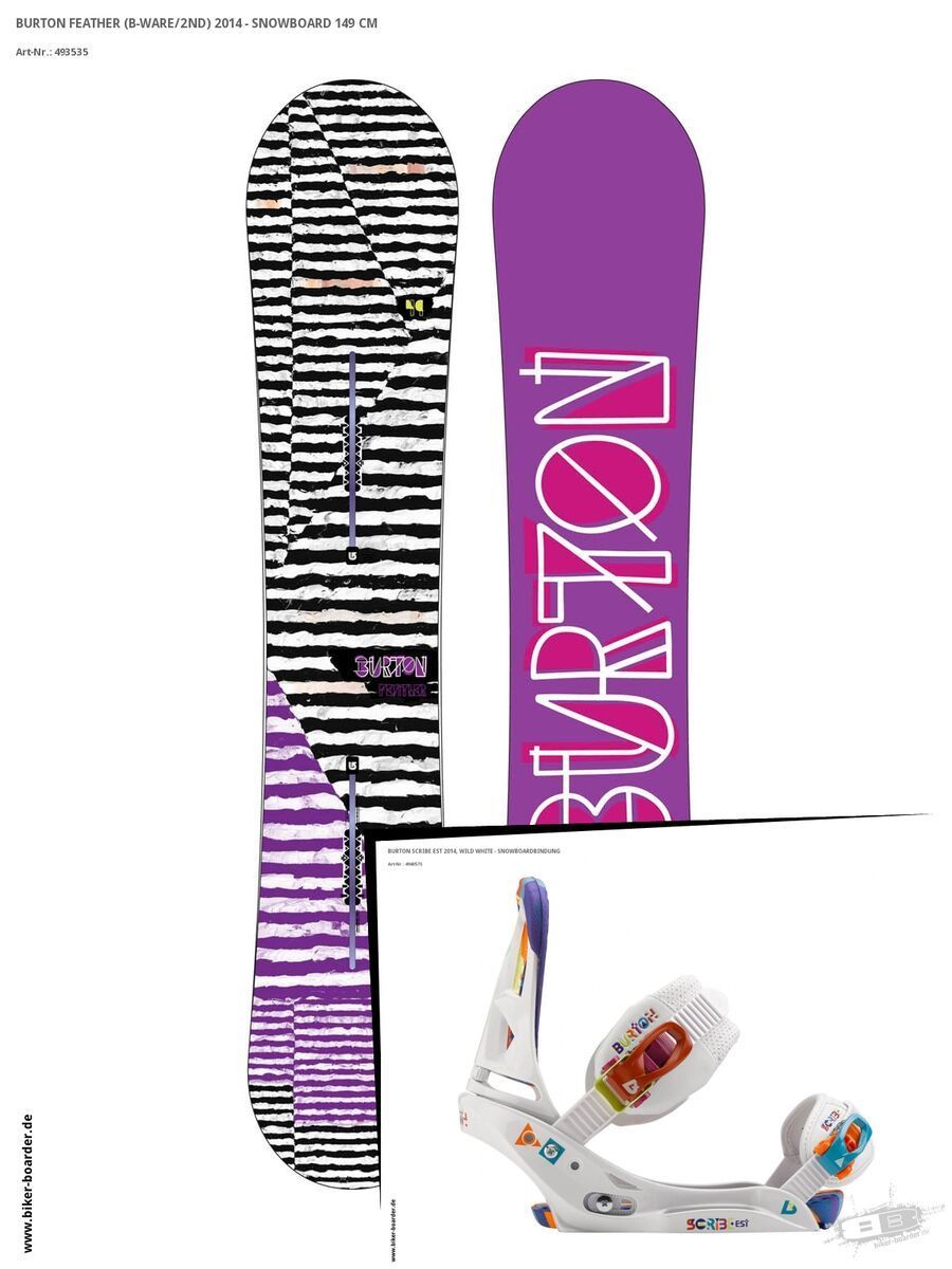 Set: Burton Feather  +  Scribe EST (494057S) - Bild 1